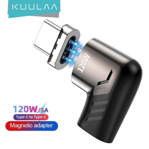 KUULAA 120W Magnetic Elbow USB Type C Connector Black KUULAA 120W Magnetic Elbow USB Type C Connector Black