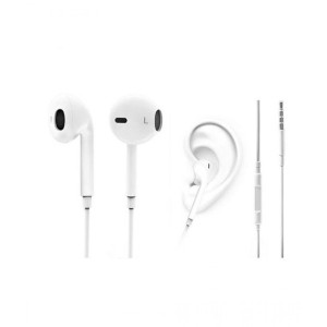 5uper Store Earphones With Microphone White 5uper Store Earphones With Microphone White