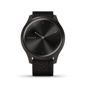 Garmin Vivomove Style Graphite Aluminum Case Activity Tracking Watch Black Pepper With Woven Nylon Band Garmin Vivomove Style Graphite Aluminum Case Activity Tracking Watch Black Pepper With Woven Nylon Band