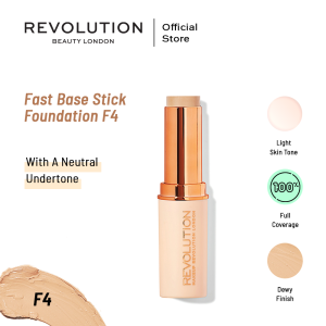 Makeup Revolution Fast Base Stick Foundation - F4