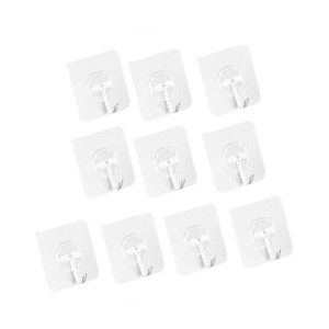 AGM Adhesive Suction Cup Hook (Pack Of 10) AGM Adhesive Suction Cup Hook (Pack Of 10)