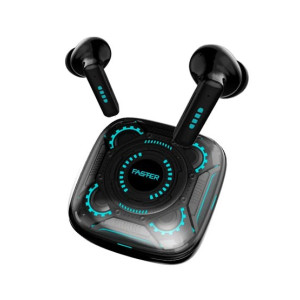 Faster RGBP1 ENC Wireless Earbuds Black