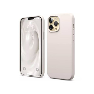 Elago Liquid Silicon Shockproof Case For iPhone 13 Pro Max Stone (AMT-6366)