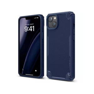 Elago Armor Carbon Fiber Texture Shockproof Case For iPhone 14 Plus Jean Indigo (AMT-6370) Elago Armor Carbon Fiber Texture Shockproof Case For iPhone 14 Plus Jean Indigo (AMT-6370)