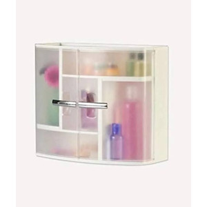Easy Shop Plastic Fiber Transparent Door Cabinet