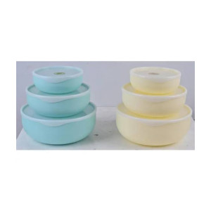 Easy Shop Splash Plastic Container and Freezer Box - Set Of 3Pcs Easy Shop Splash Plastic Container and Freezer Box - Set Of 3Pcs