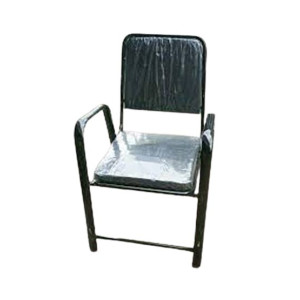 Easy Shop Steel Black Colour Coated Soft Set Chair Easy Shop Steel Black Colour Coated Soft Set Chair
