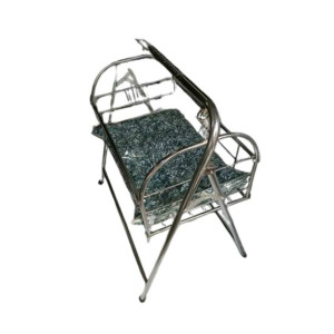 Easy Shop Silver Chrome Bearing Dolly Cradle with Mattress Easy Shop Silver Chrome Bearing Dolly Cradle with Mattress