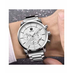 Benyar Chronograph Edition Men's Watch Silver (BY-1085) Benyar Chronograph Edition Men's Watch Silver (BY-1085)