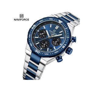 Naviforce Chrono Pioneer Watch For Men Two Tone (Nf-8049-3)