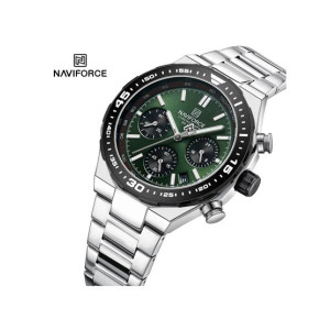 Naviforce Chrono Pioneer Watch For Men Two Tone (Nf-8049-6)
