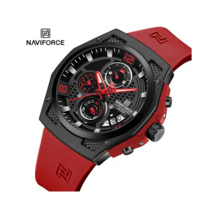 Naviforce Crusader Watch For Men Red (Nf-8051t-4) Naviforce Crusader Watch For Men Red (Nf-8051t-4)