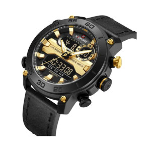Naviforce TimeSplit Watch For Men Black (nf-9235-2) Naviforce TimeSplit Watch For Men Black (nf-9235-2)