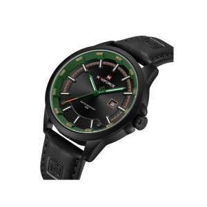 Naviforce Sophisti Date Watch For Men Black Green (NF-9248-10) Naviforce Sophisti Date Watch For Men Black Green (NF-9248-10)