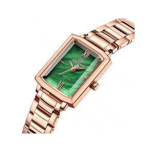 Naviforce Square Edition Watch For Women Rose Gold (NF-5039-12)
