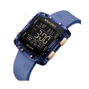 Naviforce Digitron Watch For Women Blue (NF-7121-2) Naviforce Digitron Watch For Women Blue (NF-7121-2)