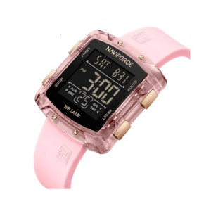 Naviforce Digitron Watch For Women Pink (F-7121-7) Naviforce Digitron Watch For Women Pink (F-7121-7)