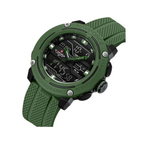 Naviforce DualTech Watch For Men Green (NF-7114-4) Naviforce DualTech Watch For Men Green (NF-7114-4)