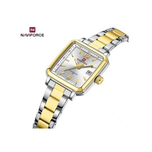 Naviforce Square Class Edition Watch For Couple Two Tone (NF-9252c-2)