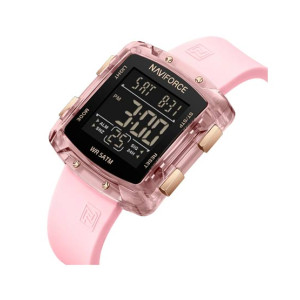 Naviforce Digitron Watch For Women Pink (NF-7121-7) Naviforce Digitron Watch For Women Pink (NF-7121-7)