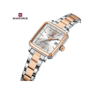Naviforce Square Class Edition Watch For Women Two Tone (NF-9252l-4) Naviforce Square Class Edition Watch For Women Two Tone (NF-9252l-4)