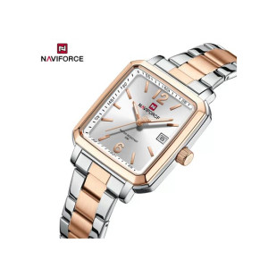 Naviforce Square Class Edition Watch For Women Two Tone (NF-9252g-5) Naviforce Square Class Edition Watch For Women Two Tone (NF-9252g-5)