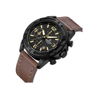 Naviforce Titan Chrono Edition Watch For Men Brown (NF-8074-6)