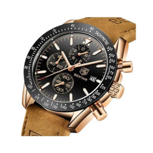 Benyar Chronograph Edition Men's Watch Brown (BY-1121)