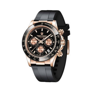 Benyar Seiko Vk63 Men's Watch Black (PD-1664-3)