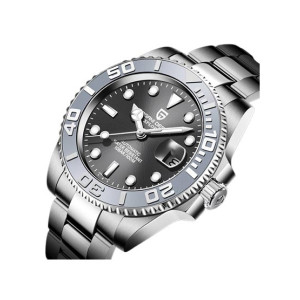 Benyar Pagani Design Automatic Edition Men's Watch Silver (PD-1651-3)