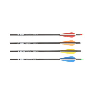 Silk Road Traders 6.2mm Pure Carbon Changeable Tip Hunting Archery Arrows (MSTJ-100S) - Spine 500 12 PCS-Black & White-28 Inches Silk Road Traders 6.2mm Pure Carbon Changeable Tip Hunting Archery Arrows (MSTJ-100S) - Spine 500 12 PCS-Black & White-28 Inches