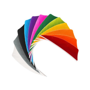 Silk Road Traders Turkey Feather Arrow Fletching Shield Vanes 4 Silk Road Traders Turkey Feather Arrow Fletching Shield Vanes 4