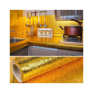 Charming Closet Aluminum Kitchen Foil Sheet Golden - 2M Charming Closet Aluminum Kitchen Foil Sheet Golden - 2M