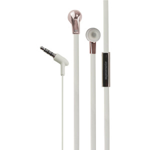Promate Chrome Flat Cable Stereo In-Ear Headphones Champagne Promate Chrome Flat Cable Stereo In-Ear Headphones Champagne