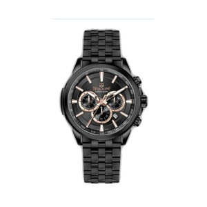 Timezone Chronograph Delta Vortex Watch For Men (TZ-1327)-Rose Gold Timezone Chronograph Delta Vortex Watch For Men (TZ-1327)-Rose Gold