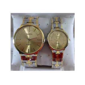 Easy Shop Stainless Steel Couple Watch Two Tone (1114) Easy Shop Stainless Steel Couple Watch Two Tone (1114)