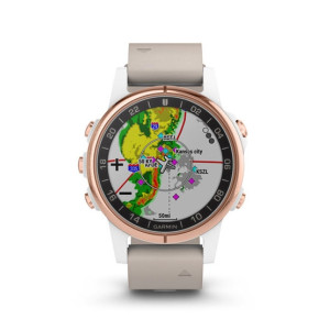 Garmin D2 Delta S Aviator Smartwatch With Beige Leather Band Garmin D2 Delta S Aviator Smartwatch With Beige Leather Band