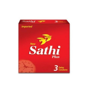 Discounted Store Sathi Plus Delay Condom Pack Of 3 Discounted Store Sathi Plus Delay Condom Pack Of 3