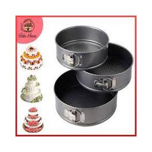 Easy Shop Round Cake Mold Set of 3Pcs