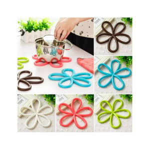 Promax Silicone Flower Hot Pot Mat Stand Heat Promax Silicone Flower Hot Pot Mat Stand Heat
