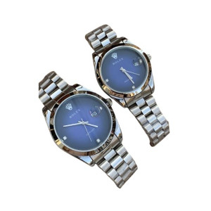Genshirts Watch Set For Couple Silver Genshirts Watch Set For Couple Silver