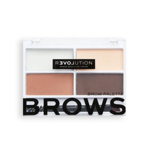 Revolution Relove Colour Cult Brow Palette - Medium Revolution Relove Colour Cult Brow Palette - Medium