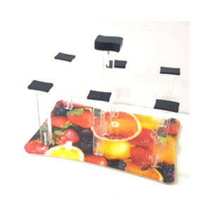 Easy Shop Acrylic 6 Pcs Glass Holder Stand (1327) Easy Shop Acrylic 6 Pcs Glass Holder Stand (1327)