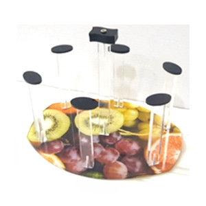 Easy Shop Acrylic 6 Pcs Glass Holder Stand (1328) Easy Shop Acrylic 6 Pcs Glass Holder Stand (1328)