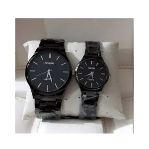 Easy Shop Analog Stainless Steel Couple Watch Black (1019) Easy Shop Analog Stainless Steel Couple Watch Black (1019)