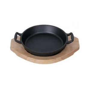 Easy Shop Die Cast Iron Stake Sizzler Plate 20 CM Easy Shop Die Cast Iron Stake Sizzler Plate 20 CM