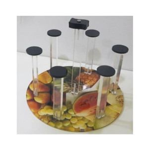 Easy Shop Fruit Printed Acrylic Glass Stand (1116) Easy Shop Fruit Printed Acrylic Glass Stand (1116)