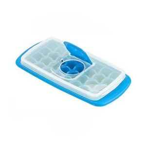 Easy Shop Plastic Ice Cubes Tray With Fiber Covered Easy Shop Plastic Ice Cubes Tray With Fiber Covered