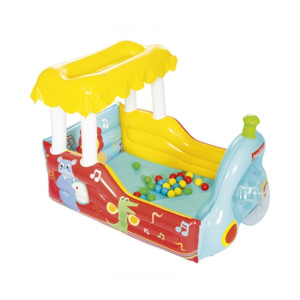 Easy Shop Train Inflatable Baby Ball Pit Pool Easy Shop Train Inflatable Baby Ball Pit Pool