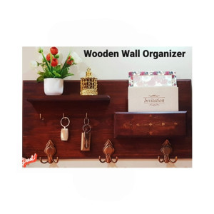 Easy Shop Wooden Wall Organizer (0732) Easy Shop Wooden Wall Organizer (0732)